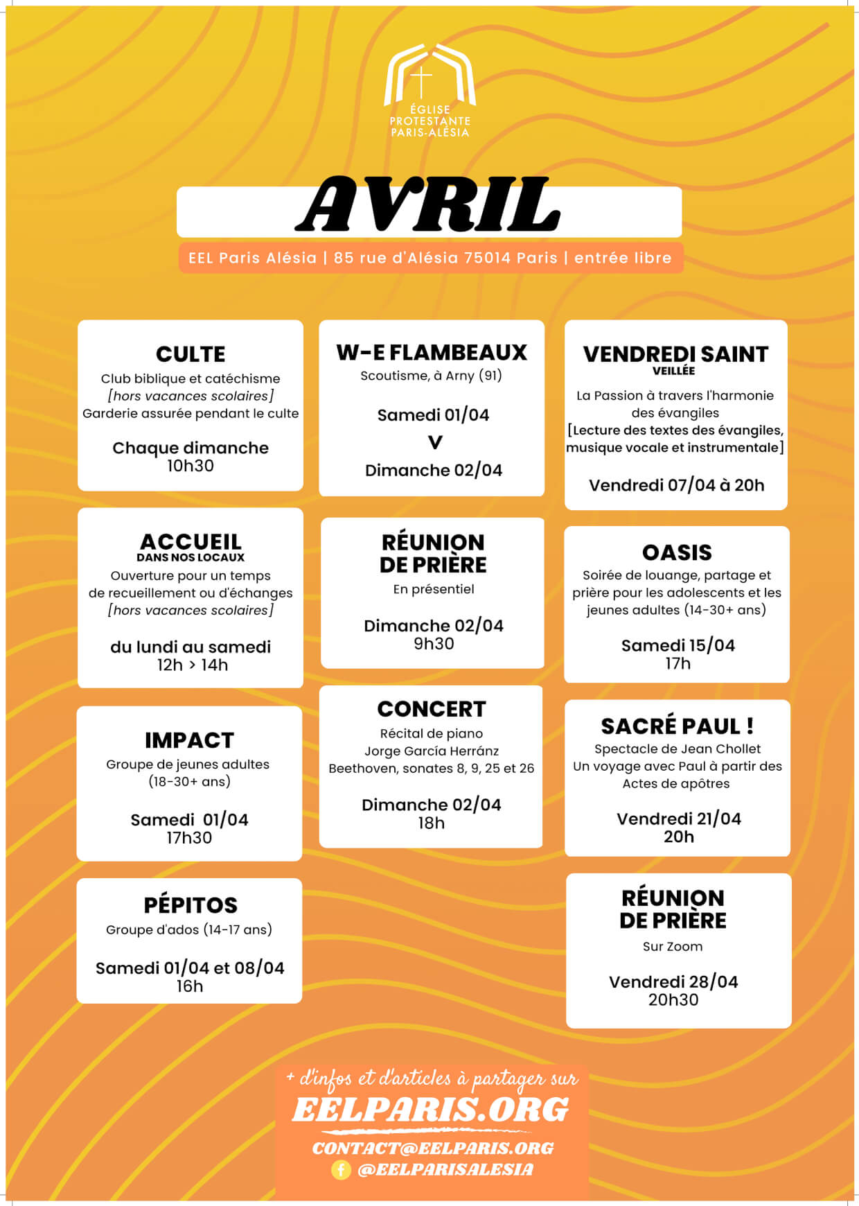 Avril 2023 - ACTIVITÉS