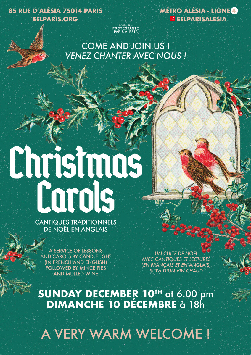 Come and join us! Christmas Carols - 10 décembre à 18.00