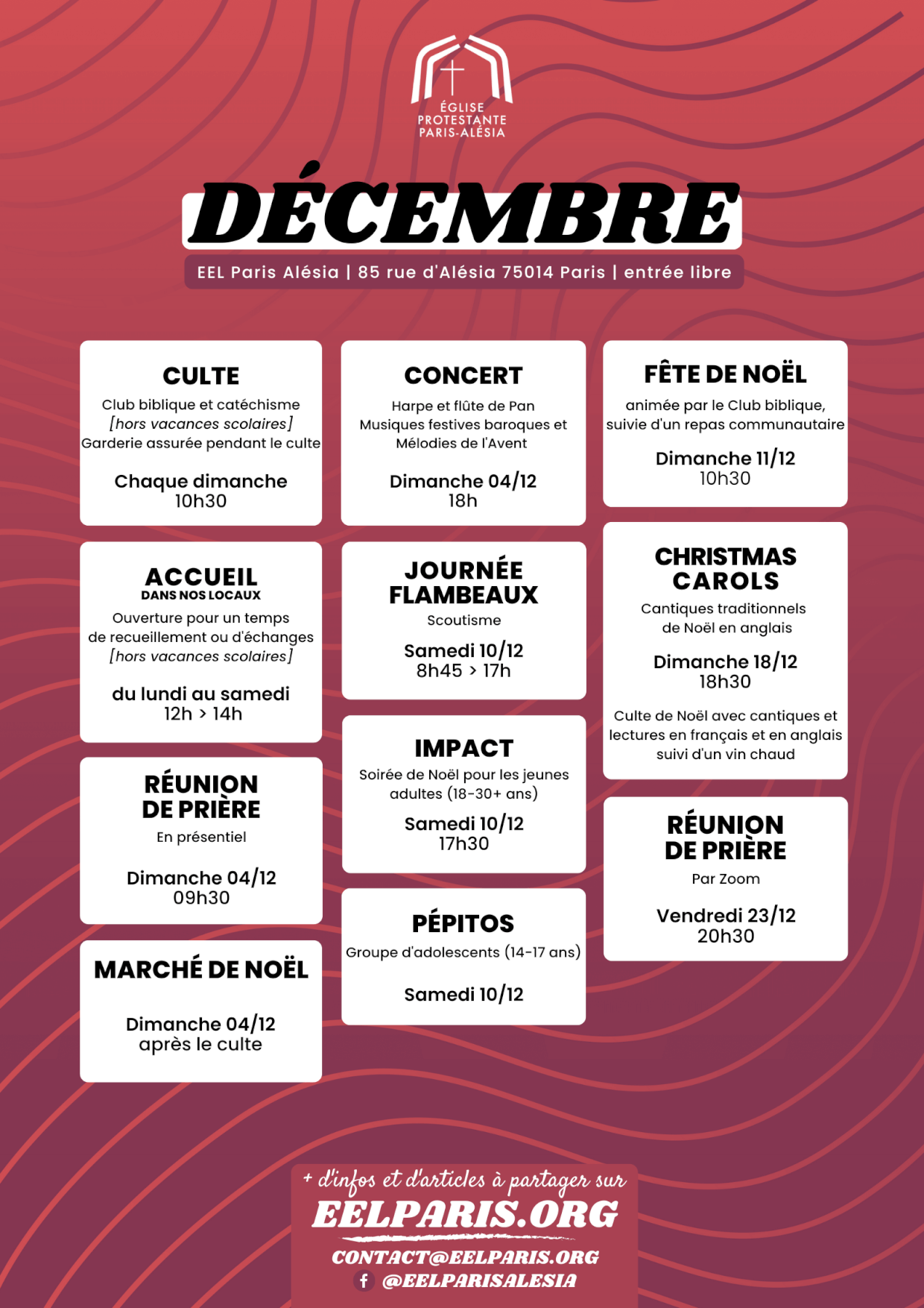 Décembre 2022 - ACTIVITÉS