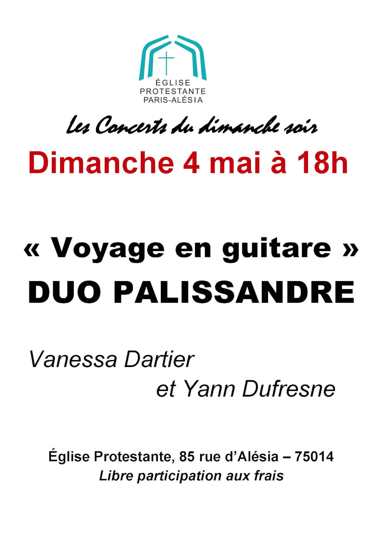 Les concerts du dimanche soir ont repris !