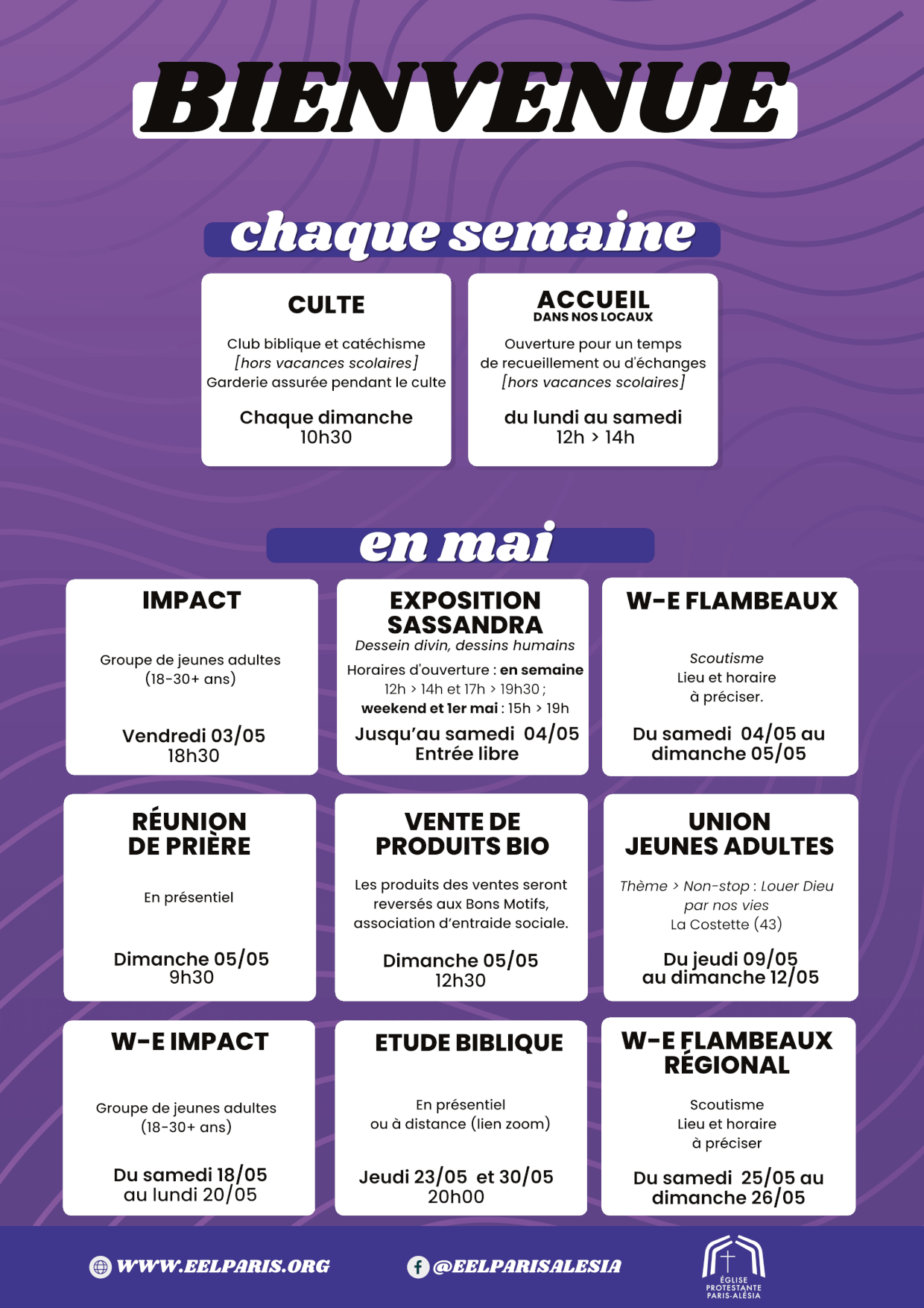 Mai 2024 - Activités