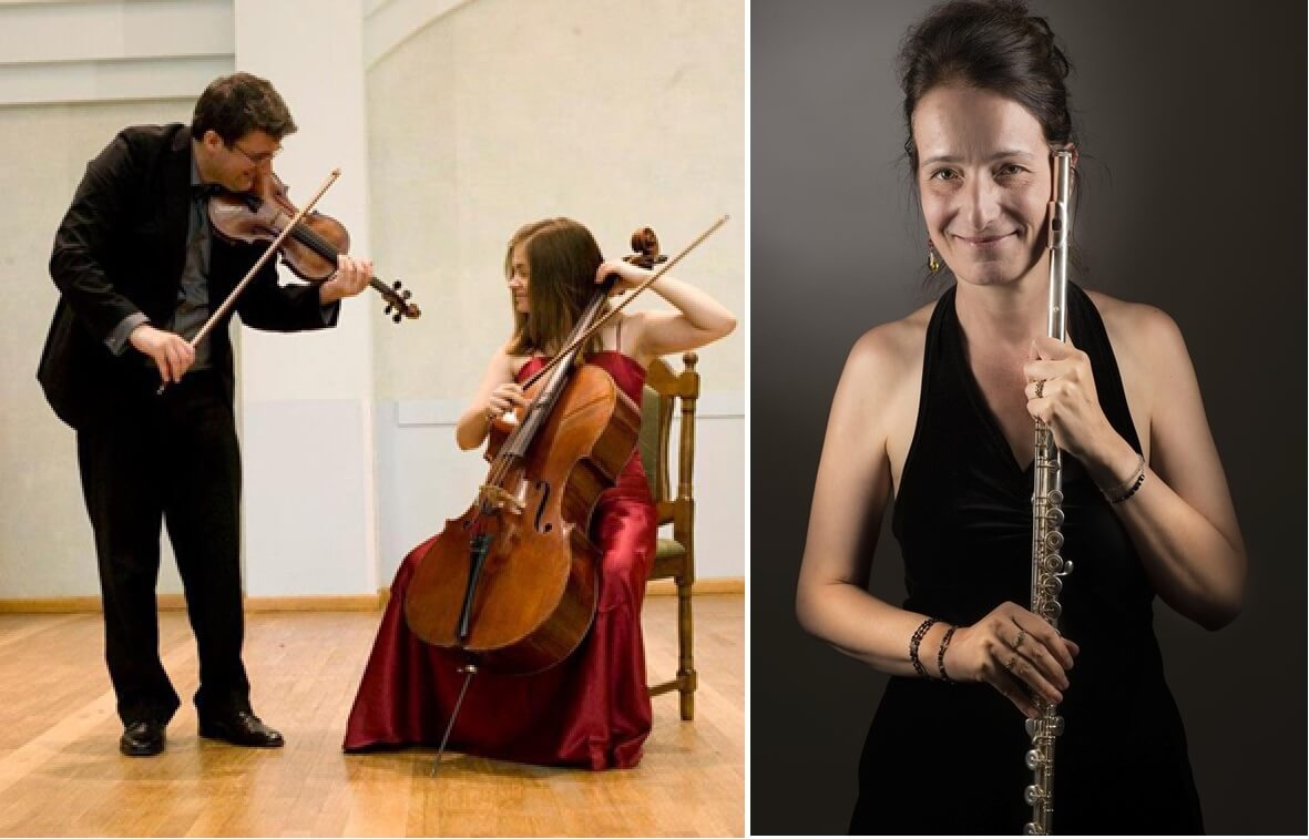 Trio flûte, violon et violoncelle